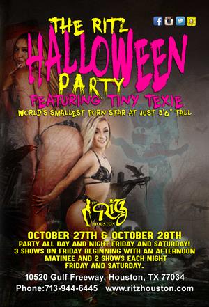 Friday, Oct 27, 2023 The Ritz Houston Halloween Party Featuring Tiny Texie